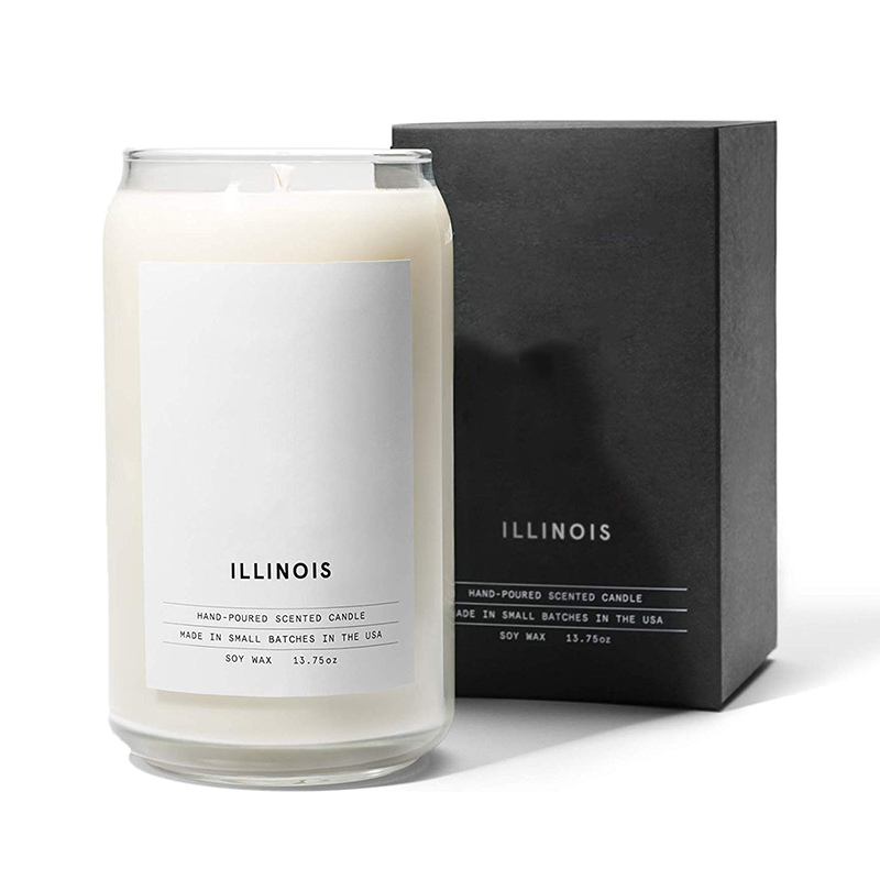 M&Scent Organic Customized Ceramic Milky Woodwick Candles, Candle Container