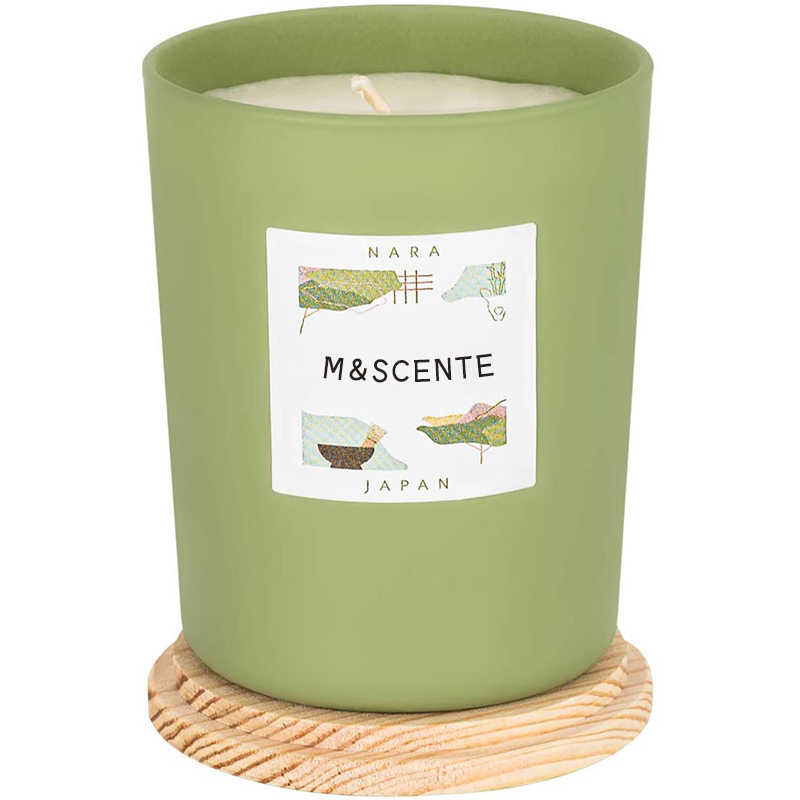 M&Scent custom na pribadong label na ginawang may kulay na mabangong soy wax chic candle