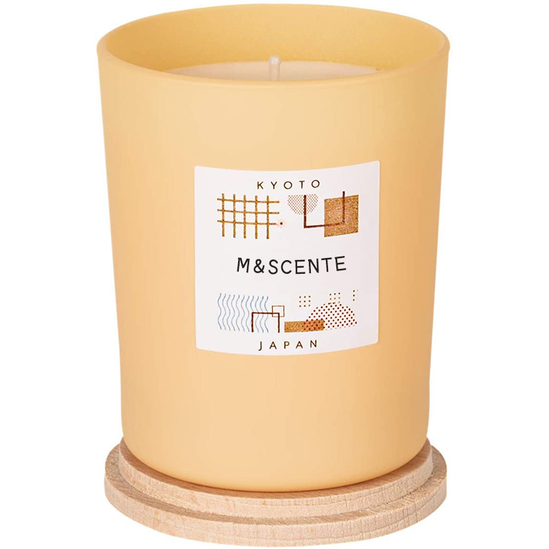 M&Scent custom na pribadong label na ginawang may kulay na mabangong soy wax chic candle