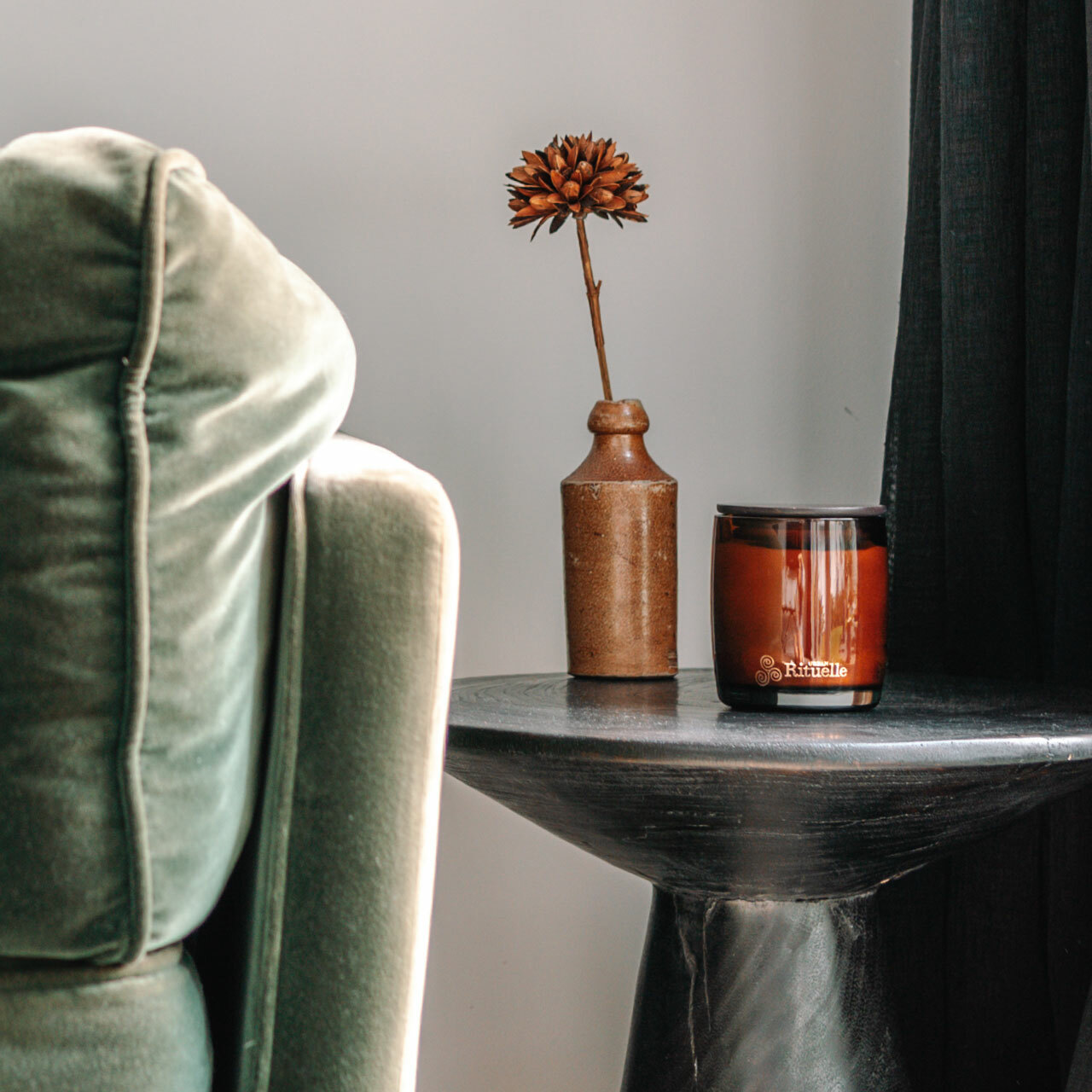 Luxury Private Label Vanilla Starry Scented Candle With Wooden Flick
