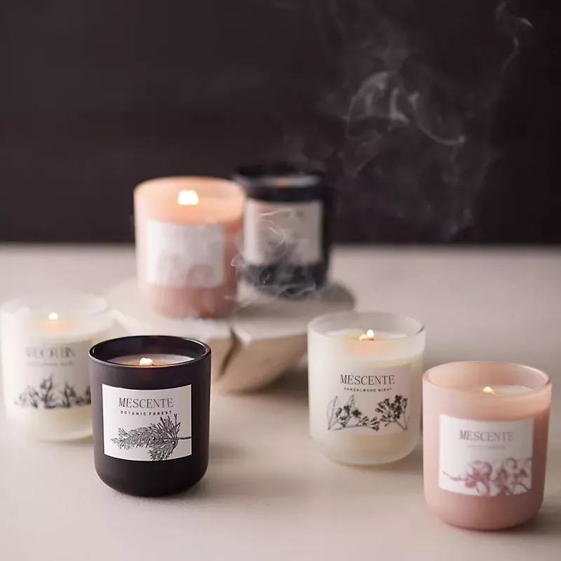 Wholesale Private Label Luxury Aromatherapy Natural Crystal Soy Wax Scented Candles Para sa Wedding Dekorasyon