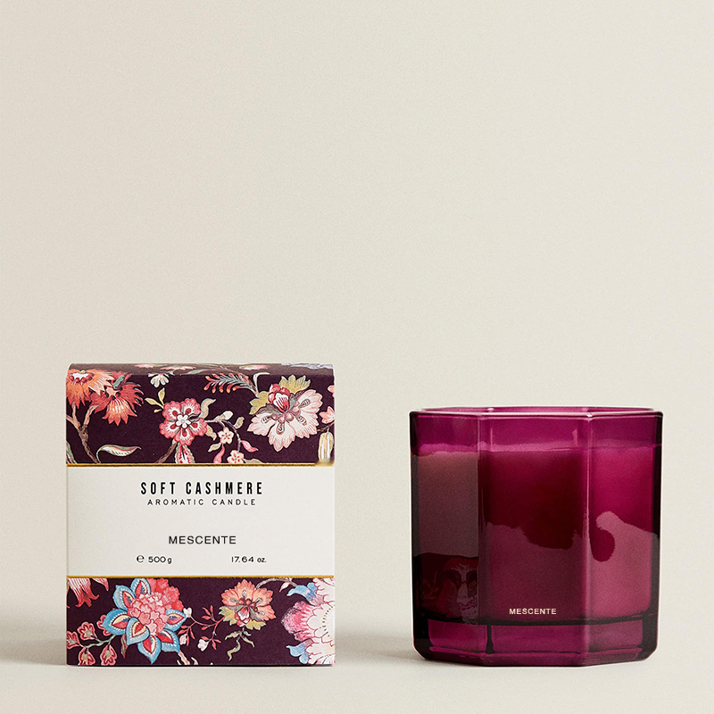 M&Scent Luxury Christmas Scented Candles Aromatherapy Aroma Soy Wax Candles sa Black Glass Jar Gift Box