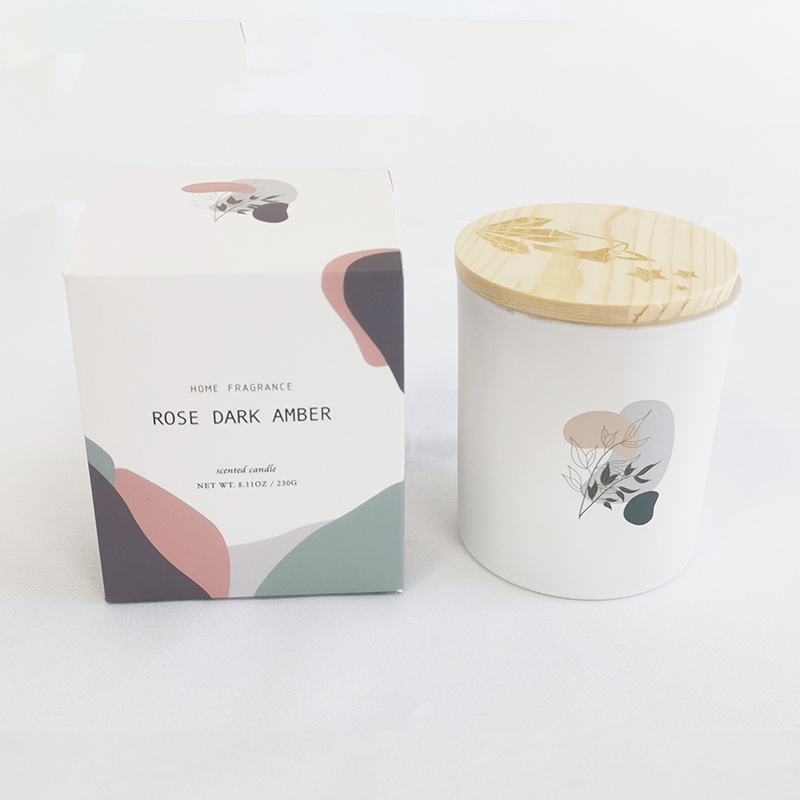 M&Scent Maramihang Mataas na Kalidad 100% Natural Aroma Scented Soy Candles sa Glass Jar na May Takip