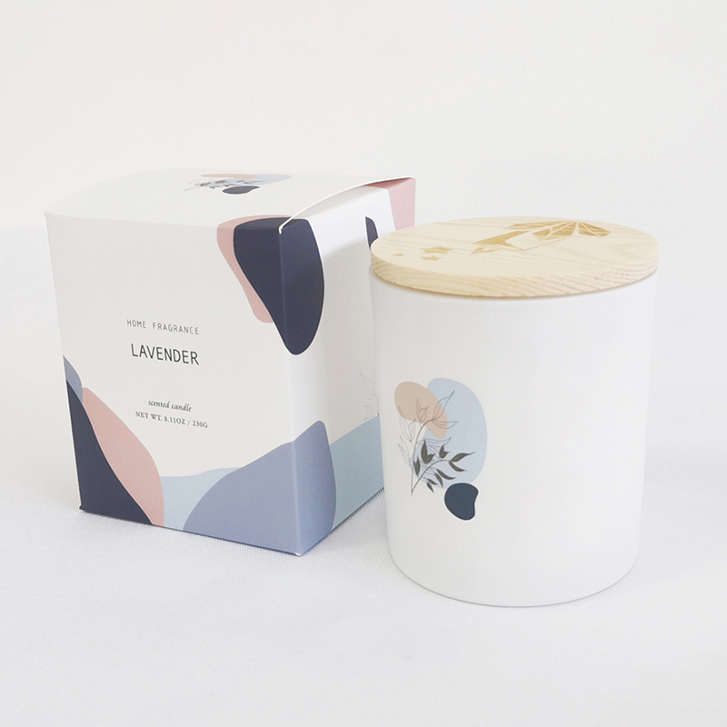 M&Scent Maramihang Mataas na Kalidad 100% Natural Aroma Scented Soy Candles sa Glass Jar na May Takip