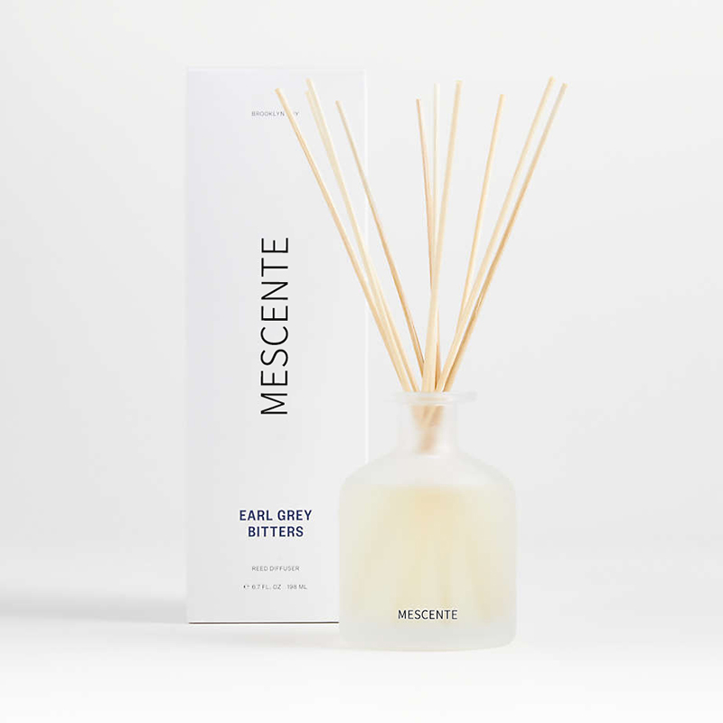 M&Scent luxury private label purple color aroma reed diffuser gift set na may kahon