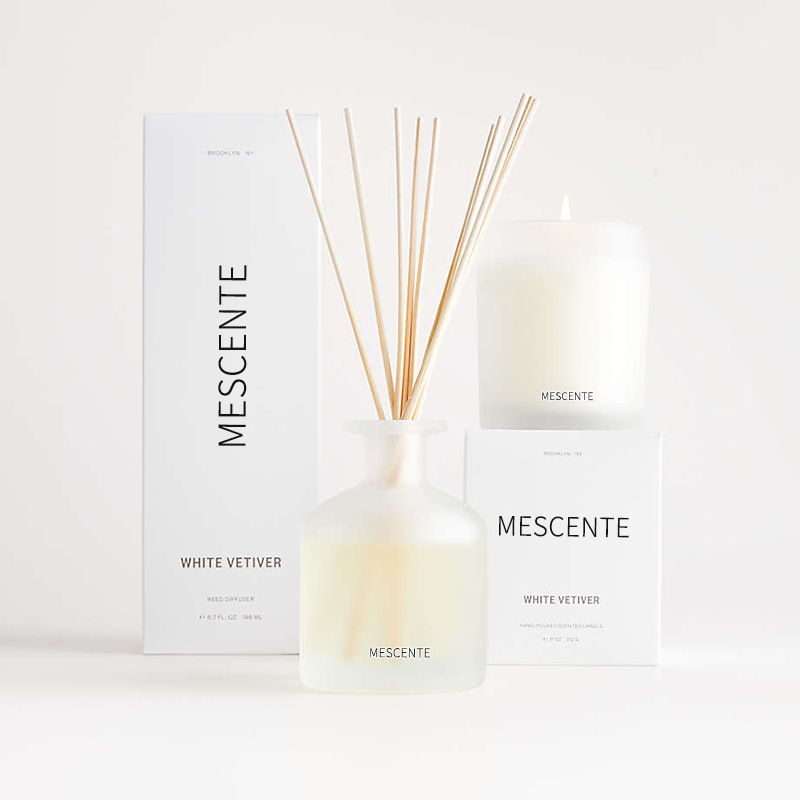 M&Scent wholesale luxury private label soy wax scented candles na may kahon