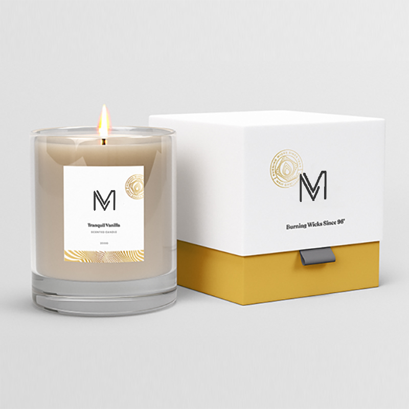 M&Scent wholesale factory direkta luxury private label soy wax scented candles na may box nang maramihan