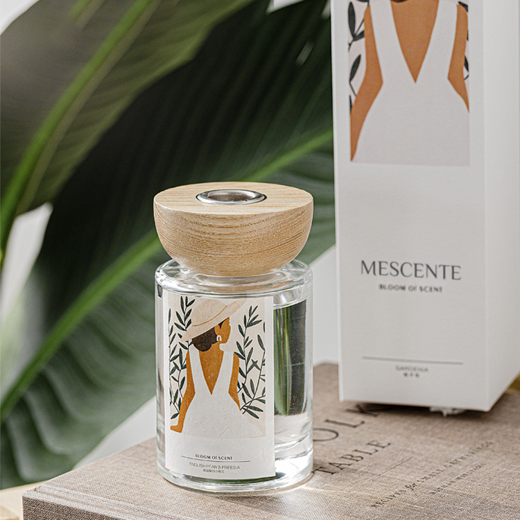 M&Scent wholesale private label glass bottle stick reed diffuser sets na may stopper