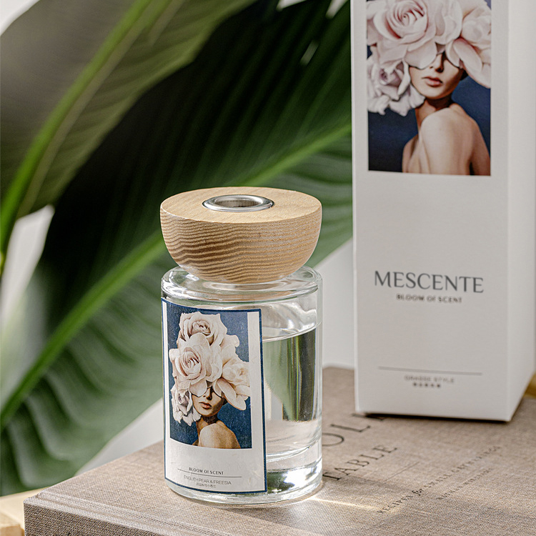 M&Scent wholesale private label glass bottle stick reed diffuser sets na may stopper