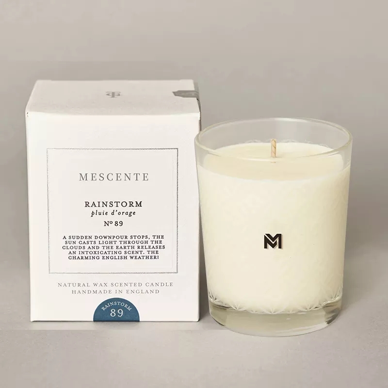 M&Scent Wholesale Bagong Luxury Custom Pribadong Label Mga Christmas Crystal Jars Kerzen Scented Soy Candle na May Takip