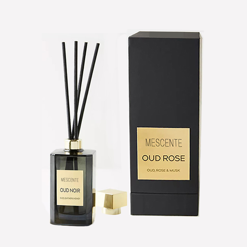 Travertine Decorative Big Bottles Porcelain White Label Thailand Fragrance Reed Diffusers Vessel