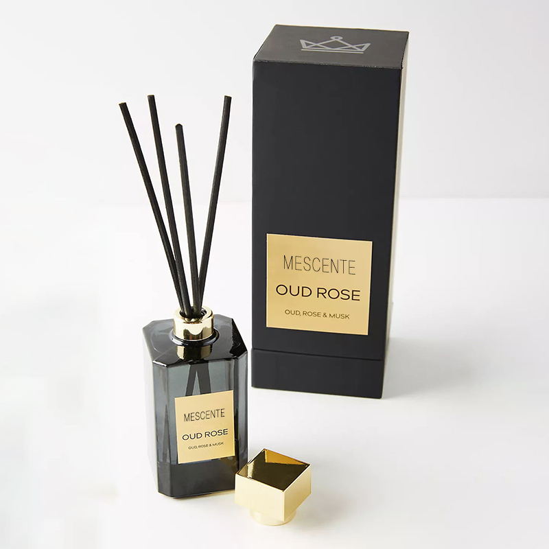 Travertine Decorative Big Bottles Porcelain White Label Thailand Fragrance Reed Diffusers Vessel