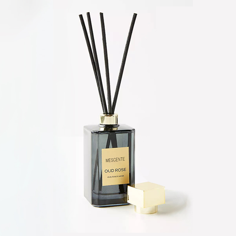 Travertine Decorative Big Bottles Porcelain White Label Thailand Fragrance Reed Diffusers Vessel