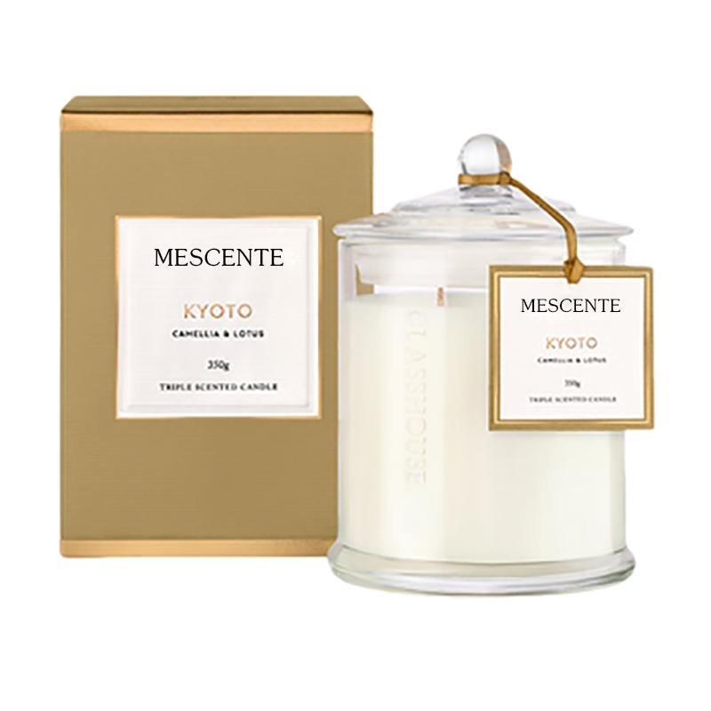 M&Scent Wholesale Luxury Custom Private Label Christmas Domed Jar Mga Mabangong Soy Candle na May Takip