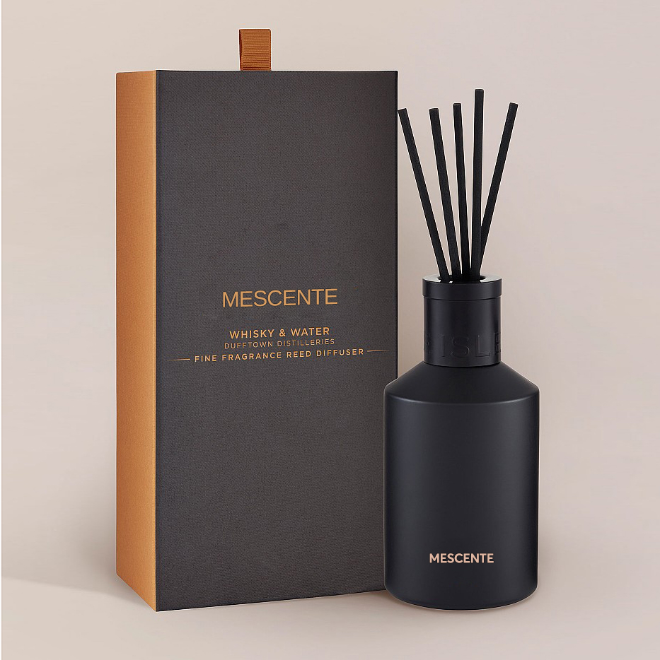 Dekorasyon na Oem Printed Box 20ml Square Ceramic Vranjes Wooden Cap House Perfume Aroma Reed Diffuser Oil