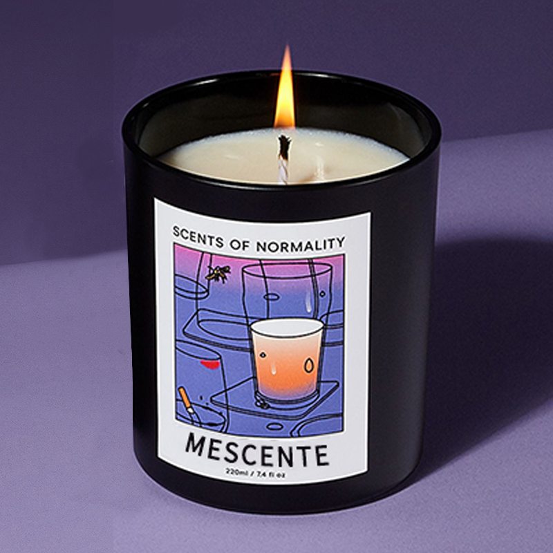M&Scent Wholesale Luxury Custom Private Label Handmade Christmas Crystal Aroma Scent Soy Wax Candles