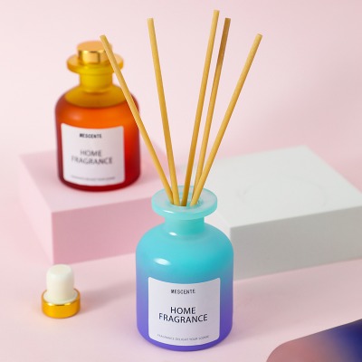 Pakyawan Natatanging Bote ng Bote na Pabango Mga Bulaklak Reed Diffuser Oil Refill Sa Mga Packaging Box Gift Set