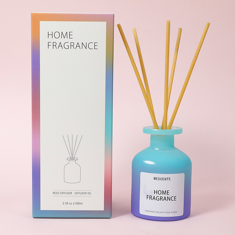 Pakyawan Natatanging Bote ng Bote na Pabango Mga Bulaklak Reed Diffuser Oil Refill Sa Mga Packaging Box Gift Set