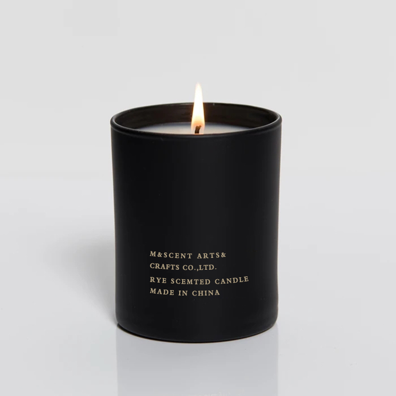 M&Scent Wholesale Murang Pribadong Label Malaking White Wood Wick Aromatherapy Scented Essential Oil Candles