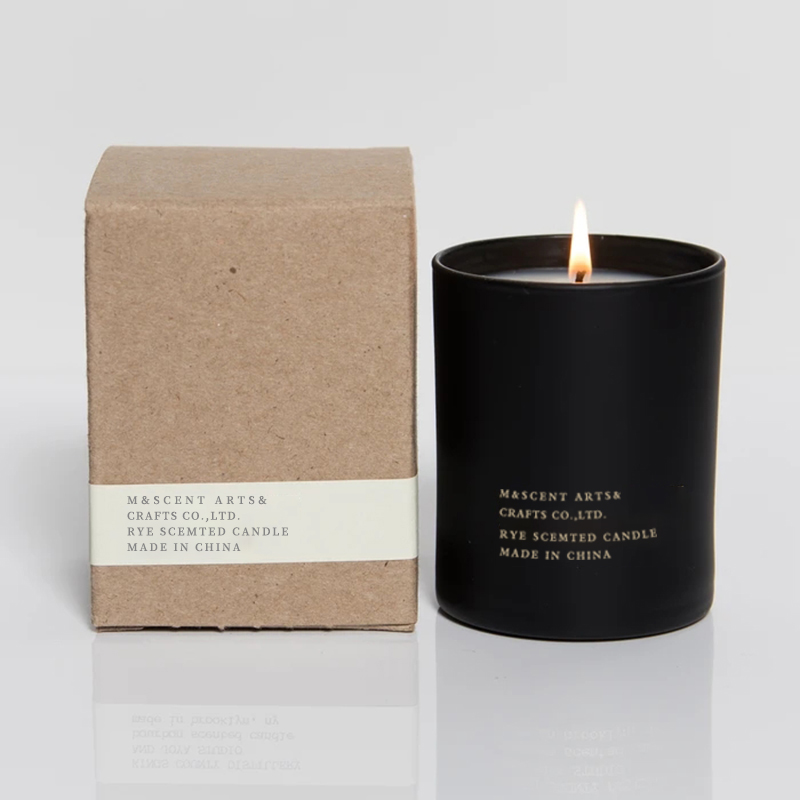 M&Scent Wholesale Murang Pribadong Label Malaking White Wood Wick Aromatherapy Scented Essential Oil Candles