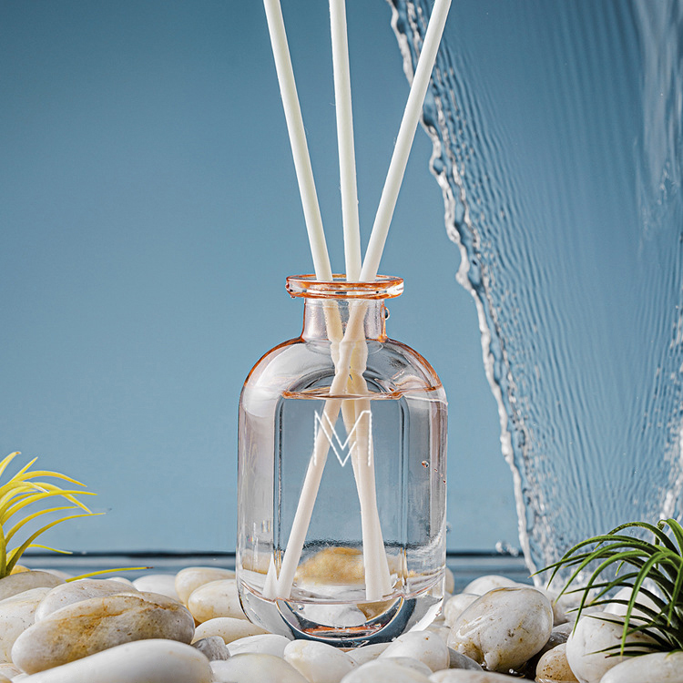 Wholesale Hotel Big Porcelaine Flower Luxury Porcelain Tatakan Para sa Rattan Reed Diffuser With Sticks