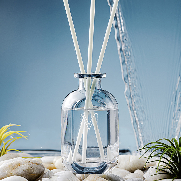 Wholesale Hotel Big Porcelaine Flower Luxury Porcelain Tatakan Para sa Rattan Reed Diffuser With Sticks