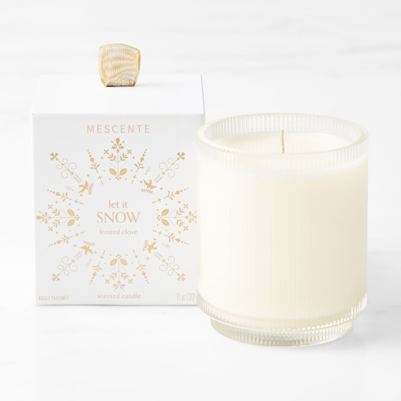 M&Scent Custom Made Logo Homemade Organic Clarity Mga Pribadong Label ng Scented Soy Candles Sa Glass Jar