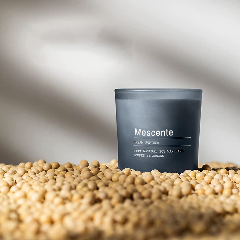 M&Scent Custom Wedding Dekorasyon Jar Jasmine at Ylang Ylang Scented Candles na may mga Label sa Bulk