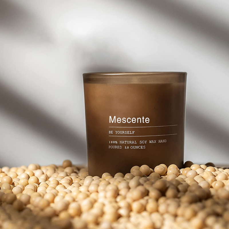 M&Scent Custom Wedding Dekorasyon Jar Jasmine at Ylang Ylang Scented Candles na may mga Label sa Bulk