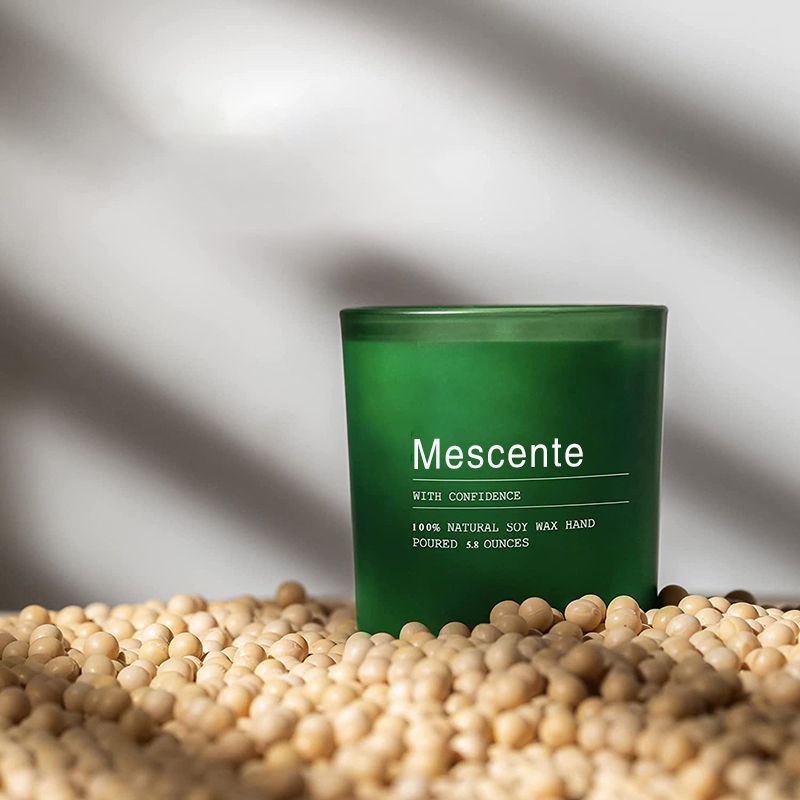 M&Scent Custom Wedding Dekorasyon Jar Jasmine at Ylang Ylang Scented Candles na may mga Label sa Bulk