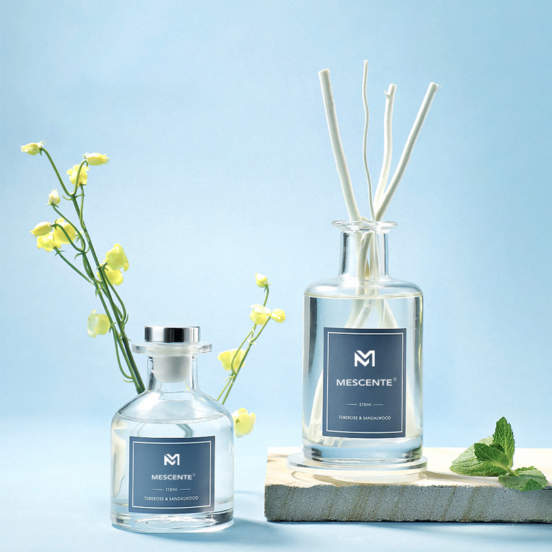 M&Scent Wholesale Luxury Glass Bottle 2022 Bagong Pagdating Pinakabagong Disenyo Reed Diffuser