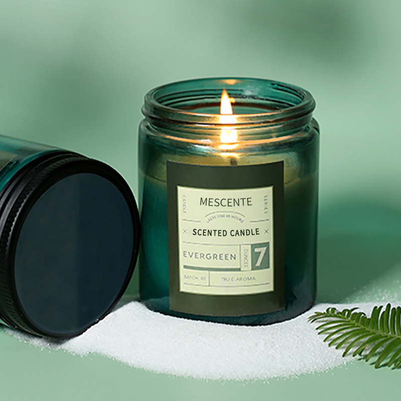 M&Scent custom private label luxury scented soy wax candles na may takip