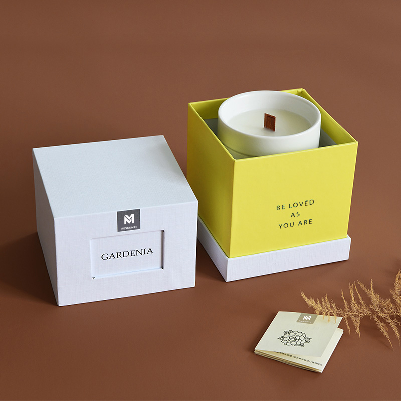 M&Scent wholesale custom luxury home fragrance glass jars na may amoy na soy wax candles