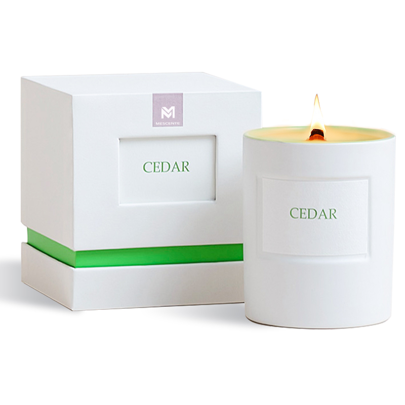 M&Scent wholesale custom luxury home fragrance glass jars na may amoy na soy wax candles