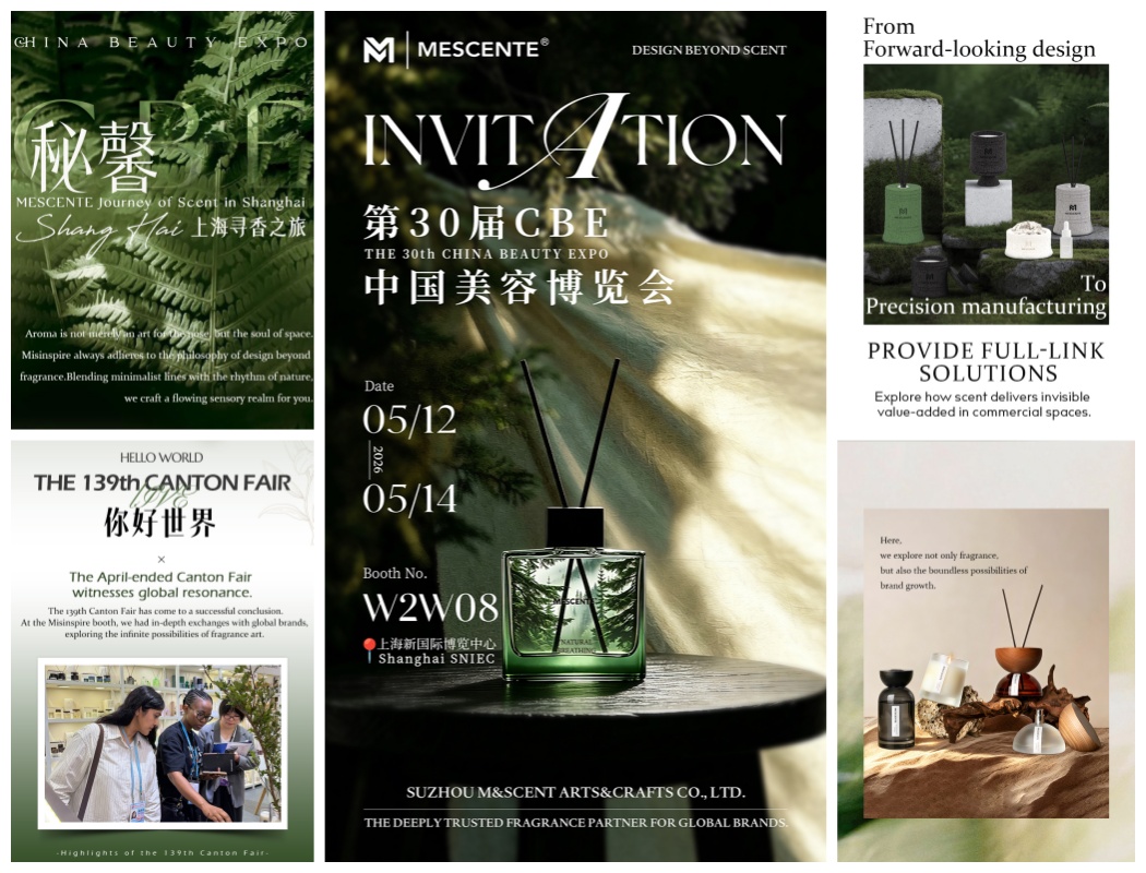 Suzhou M&SCENT Arts & Crafts Co., Ltd. magpapakita sa ika-30 China Beauty Expo