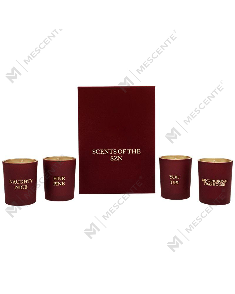 M&Scent luxury private label home decor aroma scented candle gift set ng 4