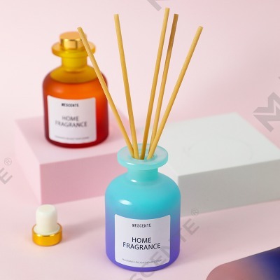 Pakyawan Natatanging Bote ng Bote na Pabango Mga Bulaklak Reed Diffuser Oil Refill Sa Mga Packaging Box Gift Set