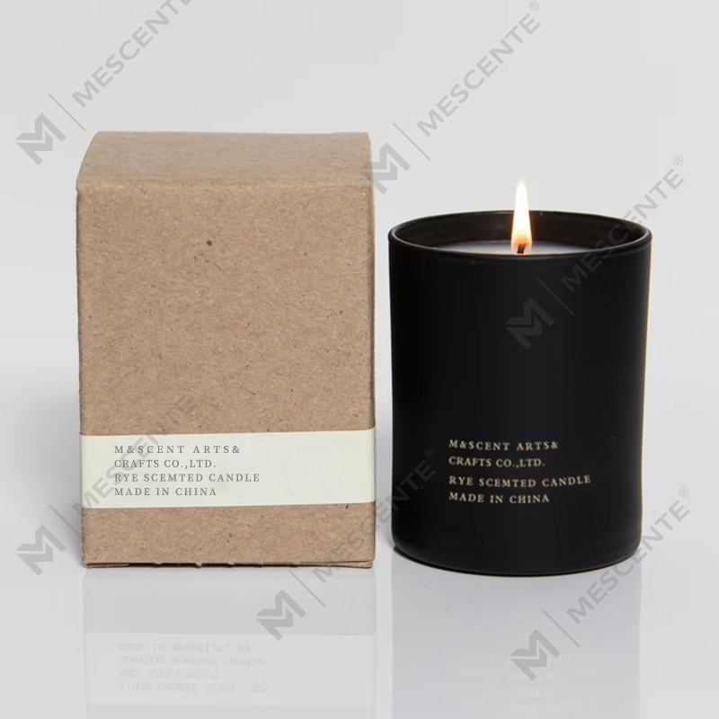 M&Scent Wholesale Murang Pribadong Label Malaking White Wood Wick Aromatherapy Scented Essential Oil Candles