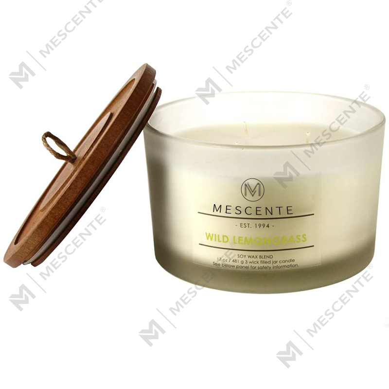 M&Scent Wholesale Custom Private Label Mga May hawak ng Salamin Mga Mabangong Kandila na May Mga Kristal nang Maramihan