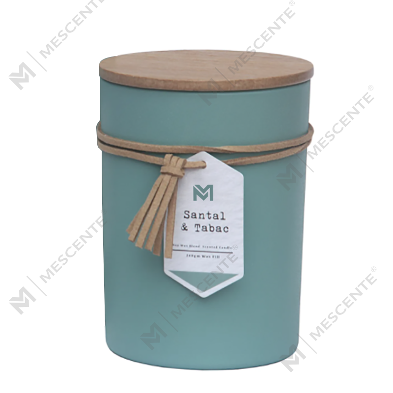 M&S scent Wholesale Private Label Wood Lid Aromatherapy Scent Soy Wax Candle Gift Set Sa Glass Jar