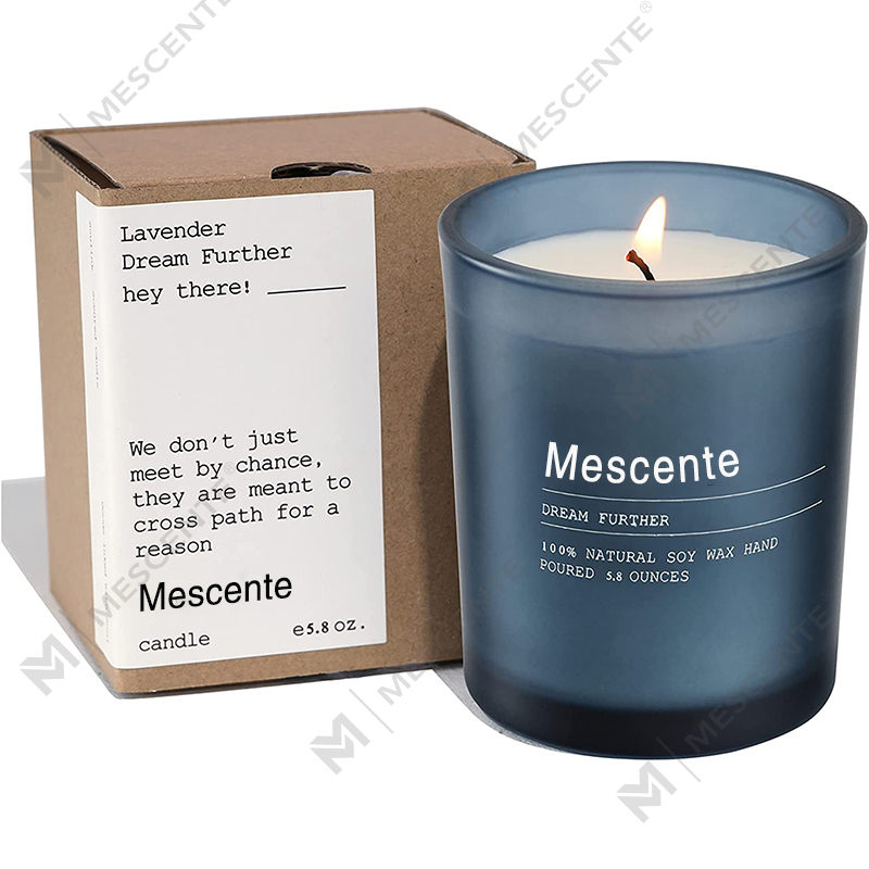 M&Scent Custom Wedding Dekorasyon Jar Jasmine at Ylang Ylang Scented Candles na may mga Label sa Bulk