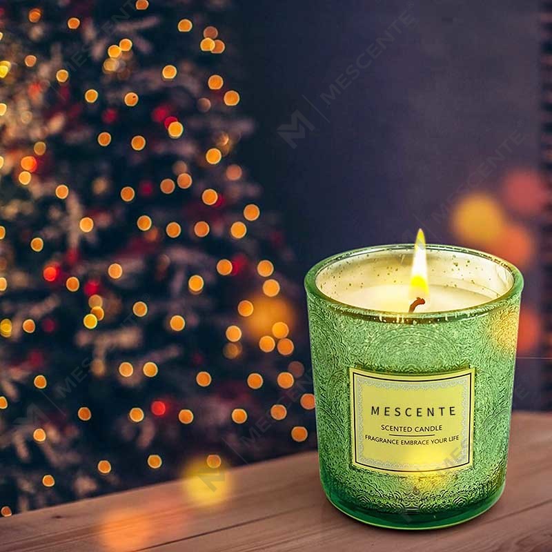 Wholesale Personalized Manufacturers Luxury Home Decor Gift Packaging Color Jar Wax Scented Candle Na May Tuyong Bulaklak