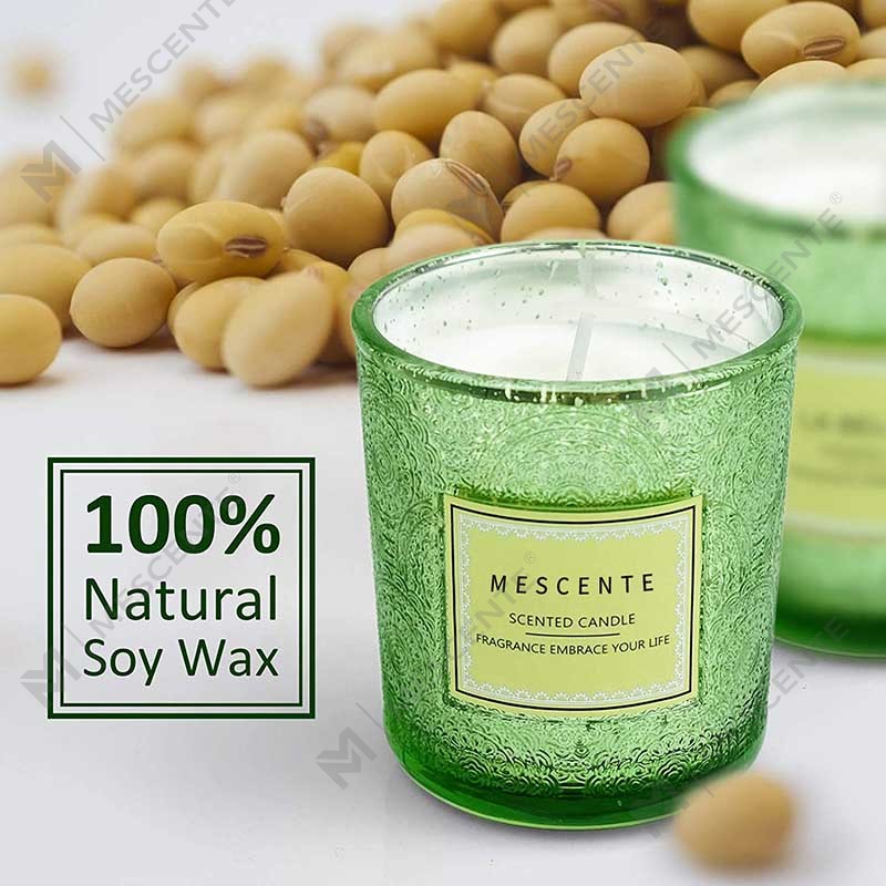 Wholesale Personalized Manufacturers Luxury Home Decor Gift Packaging Color Jar Wax Scented Candle Na May Tuyong Bulaklak