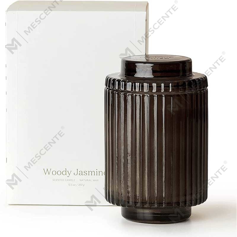 Wholesale Custom Logo Spa Round Ceramic Organic Coconut Soy Wax Rose Scented Candle Set With Crystal Dried Flowers
