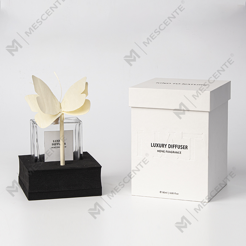 M&Scent Large Square Bottle Big Rattan Stick Liquid Aromatherapy Reed Diffuser Favors na may Stopper