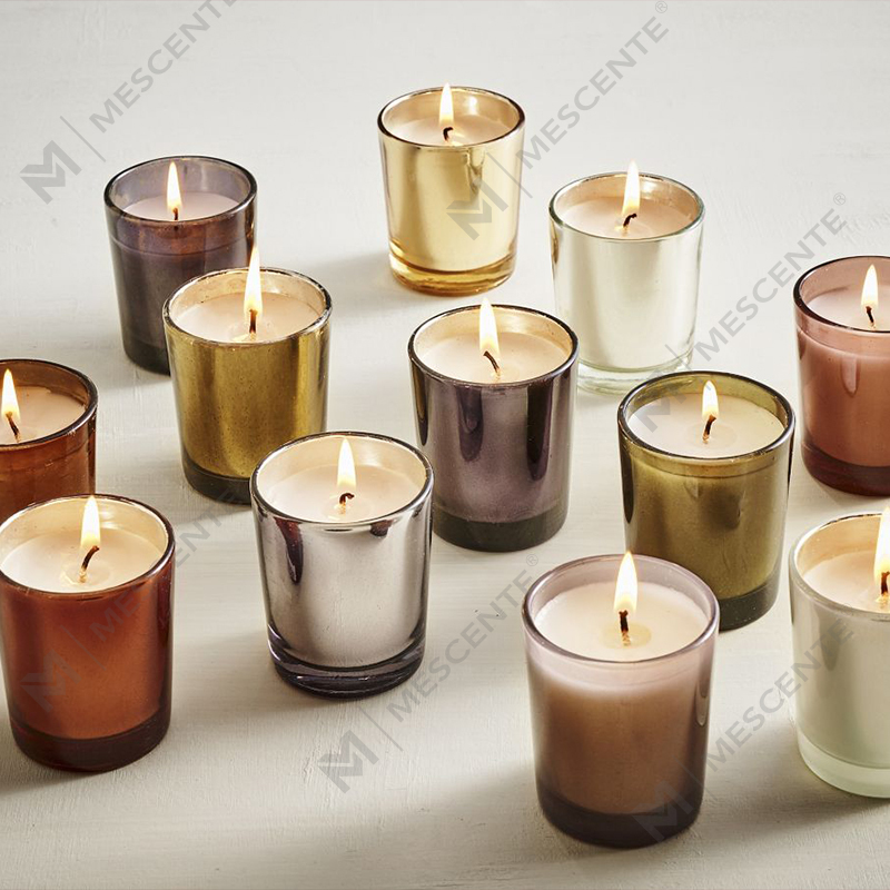 M&Scent Luxury Custom Jar Home Fragrance Christmas Scented Soy Wax Candles na may Takip