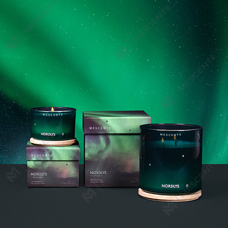 M&Scent Luxury Custom Handmade Christmas Decorative Scented Soy Wax Candles na may Gift Box