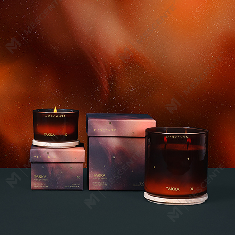 M&Scent Luxury Custom Handmade Christmas Decorative Scented Soy Wax Candles na may Gift Box