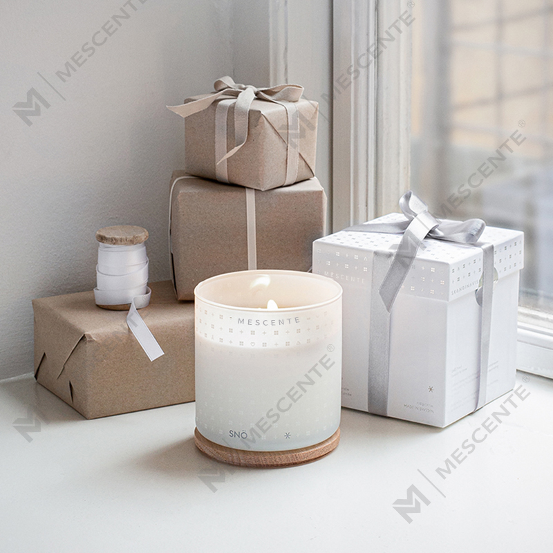 M&Scent Luxury Custom Handmade Christmas Decorative Scented Soy Wax Candles na may Gift Box