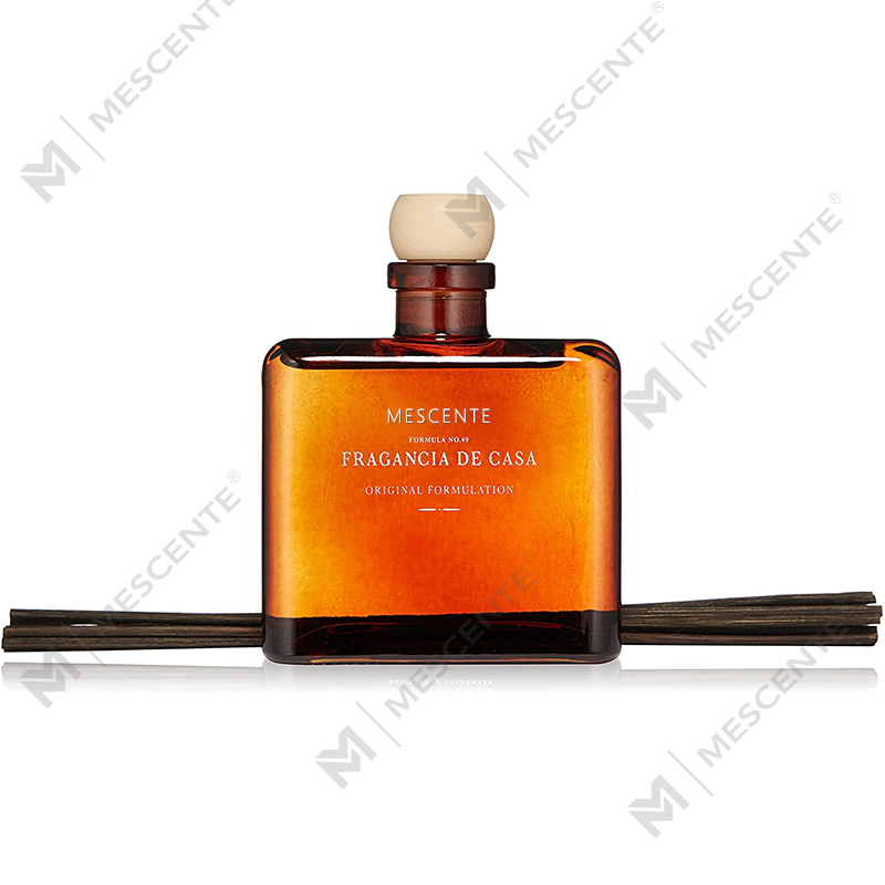 M&Scent Luxury Custom Large Rose Gold Glass Bottle Flower Private Label Liquid Reed Diffuser na May Gift Box